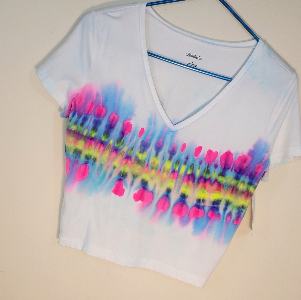 Tie Dyed Crop Tshirt